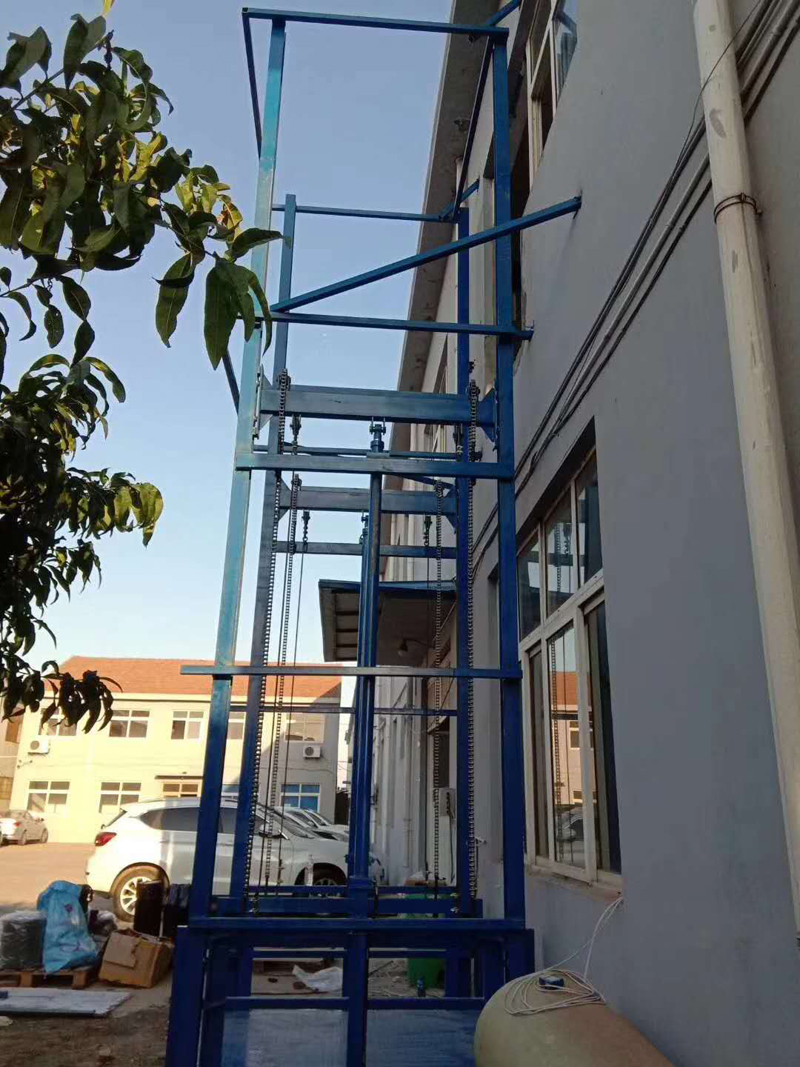 室外2層升降貨梯